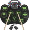 Batería Electrónica E-Drum Kit, Bonvvie Tambor Digital