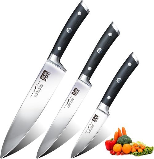 SHAN ZU Juego de 3 Piezas de Cuchillos de Cocina