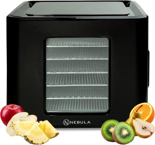 Nebula Deshidratador De Alimentos Con 6 Bandejas De Acero Inoxidable 