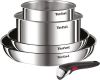 Tefal Ingenio Emotion - Juego de 2 Sartenes 24-28 cm + 2 Cazos 16-20 cm