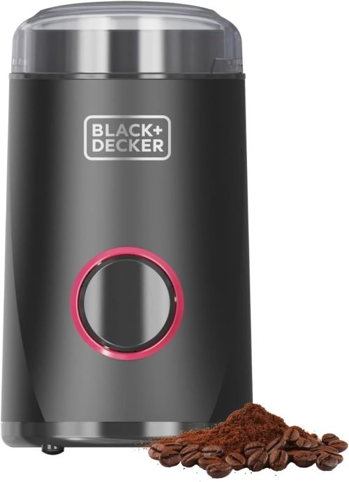 Black+Decker - Molino Eléctrico 150W Cuchillas de Acero Inoxidable