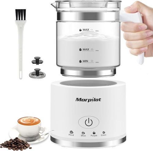 Morpilot Espumador de Leche Eléctrico, 130-500 ml