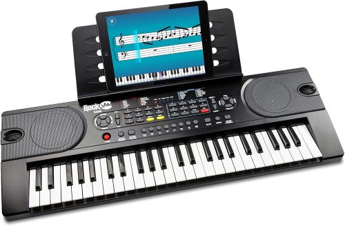 RockJam Piano con teclado de 49 teclas con fuente de alimentación