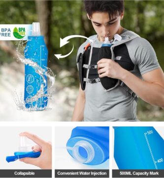 Chaleco de hidratación para trail running