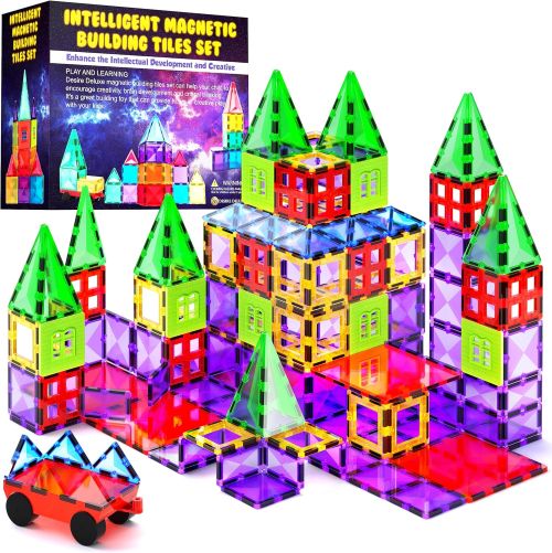 Desire Deluxe Kit Bloques de Construcción Magnéticos 3D para Niños