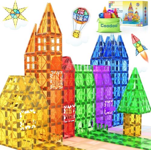 60 piezas de azulejos magnéticos de construcción