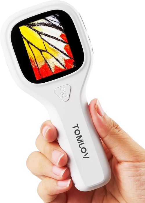  TOMLOV P10 EVO Microscopio de Mano para Niños y Adultos