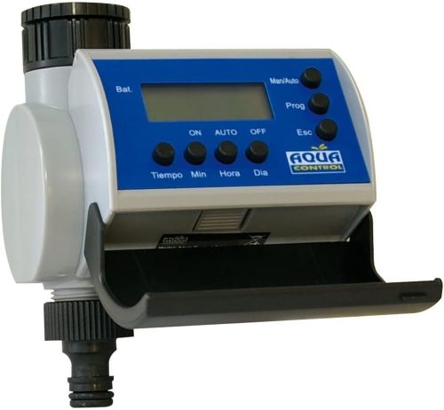 4. Aqua Control C4100 Programador de Riego para Jardín-con Pantalla LCD