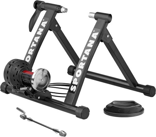 SPORTANA® Rodillo Bicicleta Plegable 26' y 28' Magnético