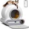  Arenero para gatos con limpieza automática, control por app