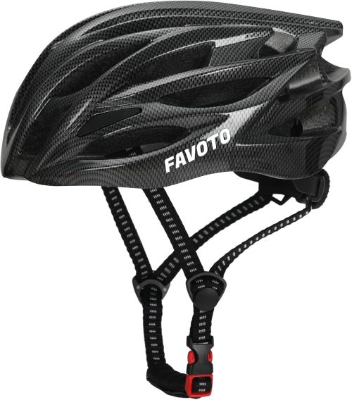 Favoto Casco de Bicicleta Ajustable, Casco de Ciclismo con Forro