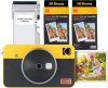 Kodak Mini Shot 2 Retro Paquete de 68 hojas Cámara instantánea inalámbrica