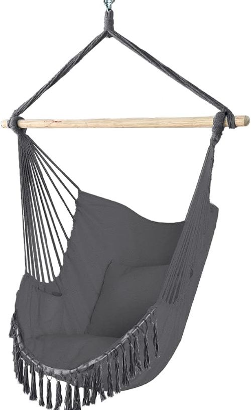 VOUNOT Silla Colgante Exterior con Flecos