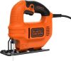 BLACK+DECKER Sierra de calar 400W, 3000 rpm, corte a bisel 0-45°