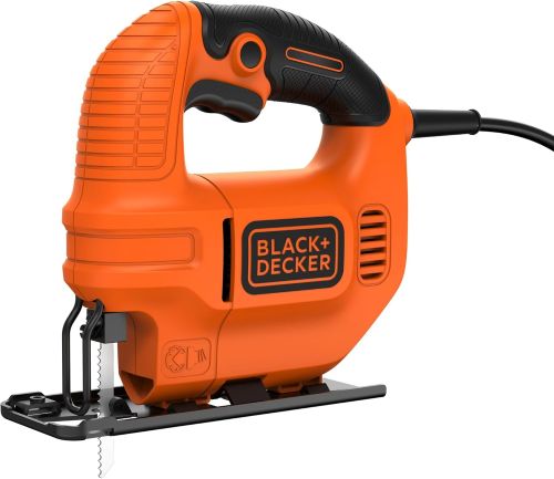 BLACK+DECKER Sierra de calar 400W, 3000 rpm, corte a bisel 0-45°