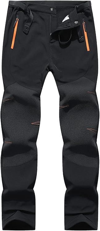 BenBoy Hombre Trekking Pantalones de Nieve Impermeables