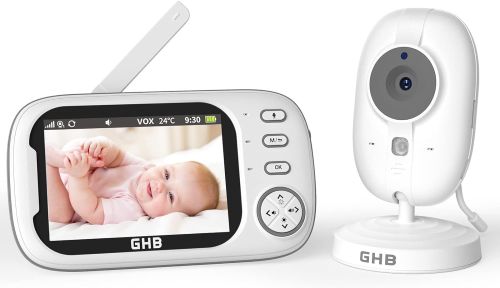 GHB Camara Vigilancia Bebe Vigilabebes con Camara con Pantalla