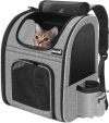 Pecute Transportin Mochila para Mascotas con Ventana de Malla