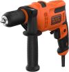 BLACK+DECKER Taladro percutor eléctrico 500W, potente 0-32.300 BPM