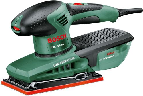 Bosch lijadora PSS 250 AE (250 W, en maletín de transporte)