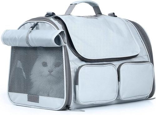 FUKUMARU Transportín Perro Gato, aprobada por la aerolínea