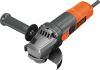BLACK+DECKER Amoladora 115mm 900W, Velocidad 12.000 RPM