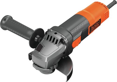 BLACK+DECKER Amoladora 115mm 900W, Velocidad 12.000 RPM