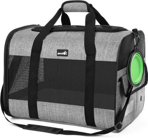 Pecute Transportín para Gatos Bolsa de Transporte Portátil para Perros