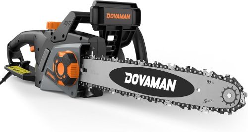 DOVAMAN Motosierra Eléctrica de 2400W, Tensión sin Herramientas