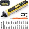 Enventor 4V Atornillador Electrico, Destornillador Electrico Pequeño con 2000mAh