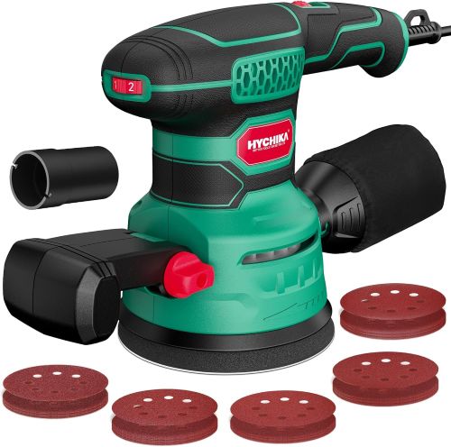 HYCHIKA 450W Lijadora Orbital, Seis velocidades de 6000-12000 OPM