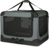 Amazon Basics Transportín portátil plegable de 4 puertas para Gatos, perros
