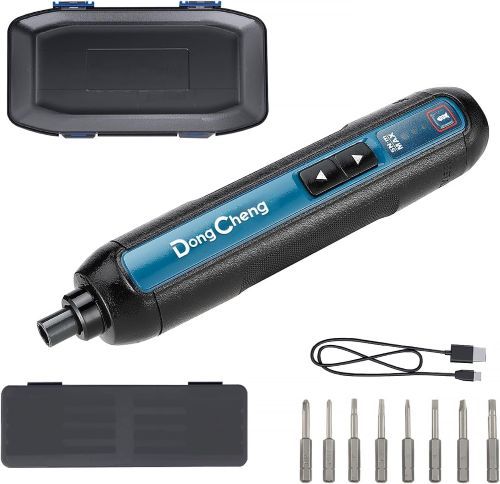 DongCheng Mini destornillador inalámbrico, 4 V