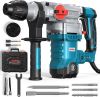 ENEACRO Martillo Perforador 1500W, 6J Energía de Impacto, 6 Velocidades