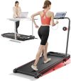 4 en 1 Cinta de Correr Plegable con Inclinación 9%, TOPUTURE 2.5HP