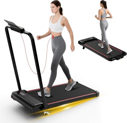 Cinta de Correr 4 en 1 Plegable con Inclinación 7%