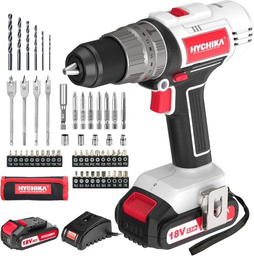 HYCHIKA Taladro Percutor a Batería 18 V