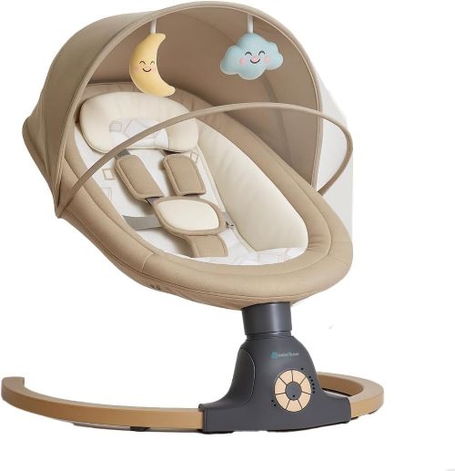 BEBE2LUXE Ava, Silla Mecedora Eléctrica para Niños