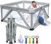 Heyo.Ja corral plegable para bebés, gran área de juego para niños