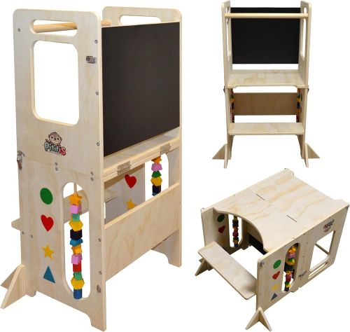 Torre de Aprendizaje Montessori 4 en 1 Pitifis