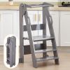 FUNLIO Torre de Aprendizaje Plegable, Torre Aprendizaje Ajustable en Altura